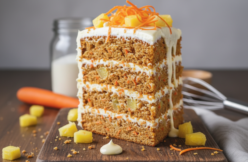 My Favorite Moist Pineapple Carrot Cake Recipe