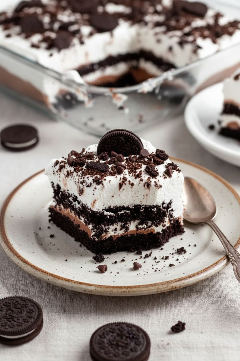 My Favorite No-Bake Oreo Pudding Dessert