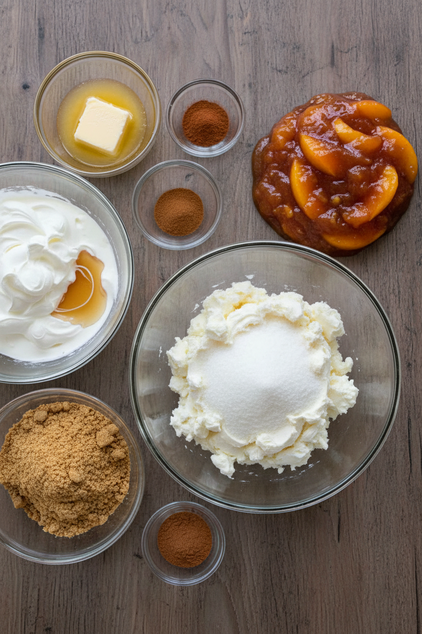 My Favorite No-Bake Peach Cream Dessert