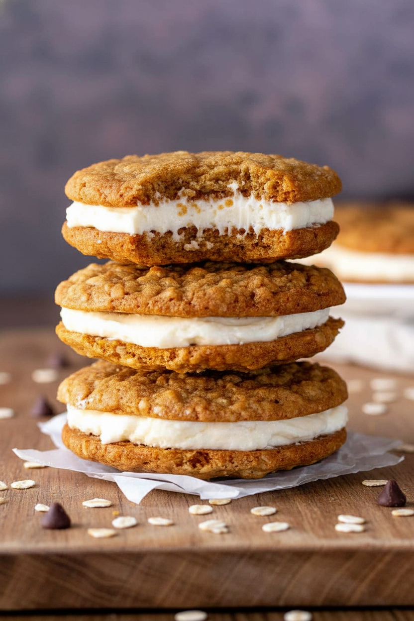 My Favorite Soft Oatmeal Cream Sandwich Cookies