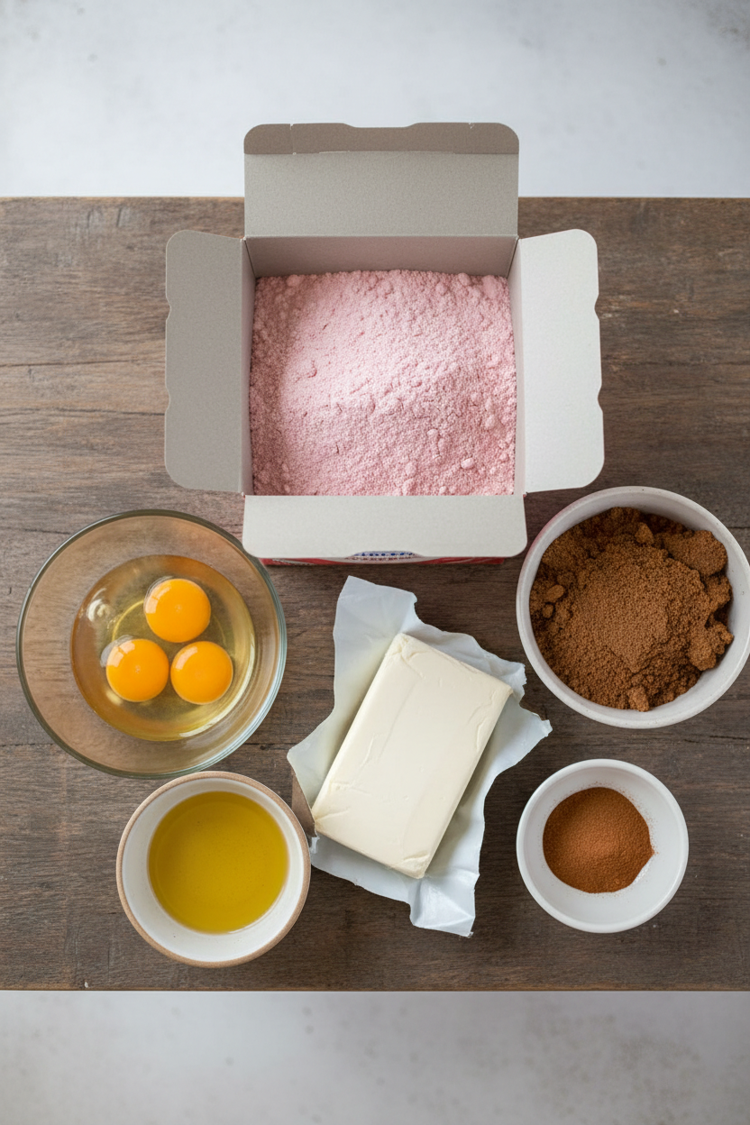 My Favorite Strawberry Cinnamon Swirl Cake