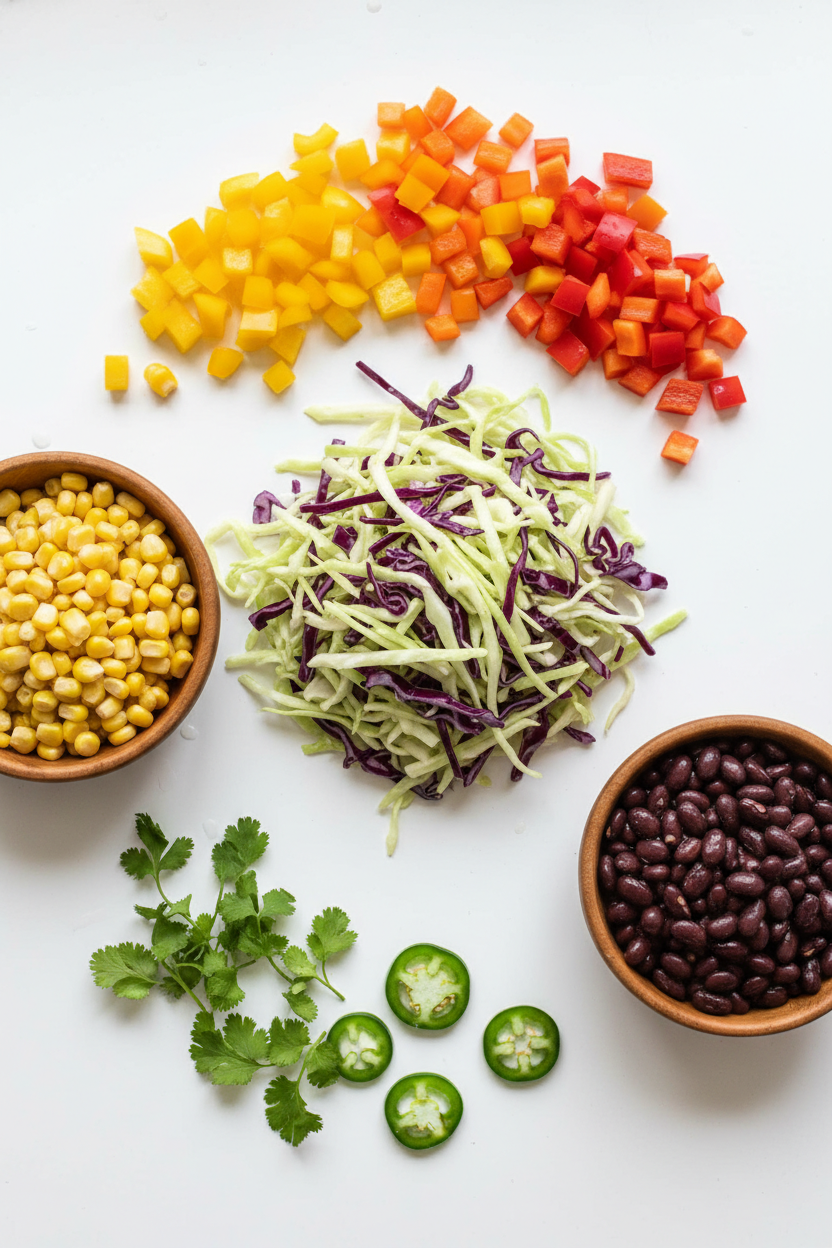 My Favorite Zesty Mexican Street Corn Slaw
