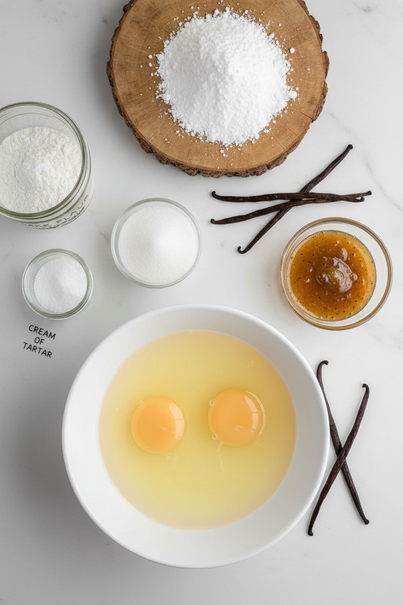My Fluffy Pink Angel Food Cake with Marshmallow Frosting