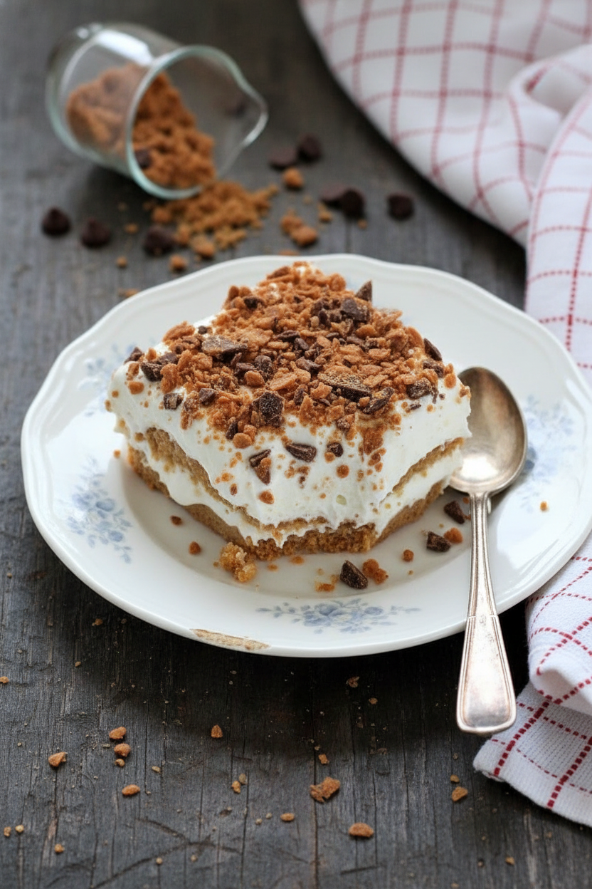 My Go-To Butterfinger Angel Food Dessert