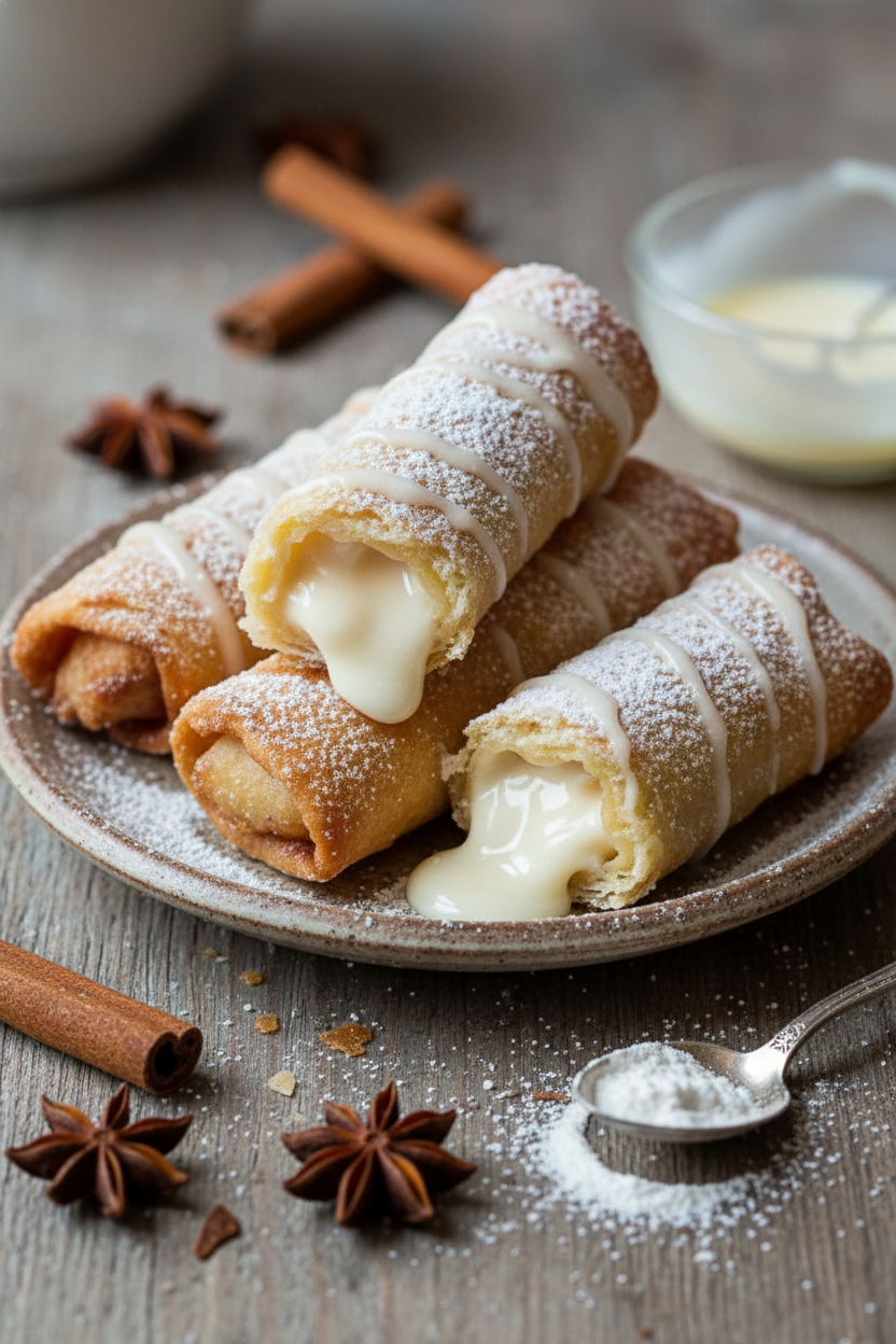 My Go-To Crispy Peach Egg Rolls Recipe