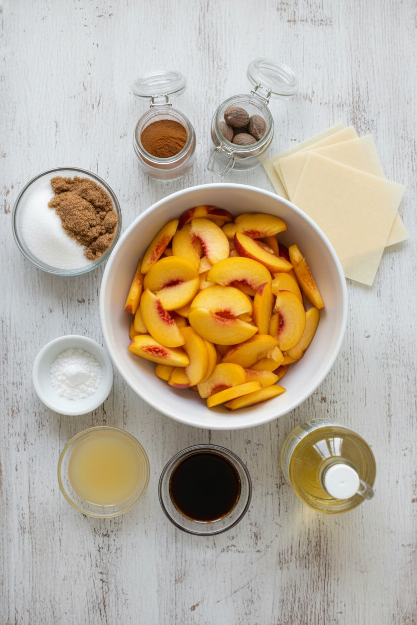 My Go-To Crispy Peach Egg Rolls Recipe