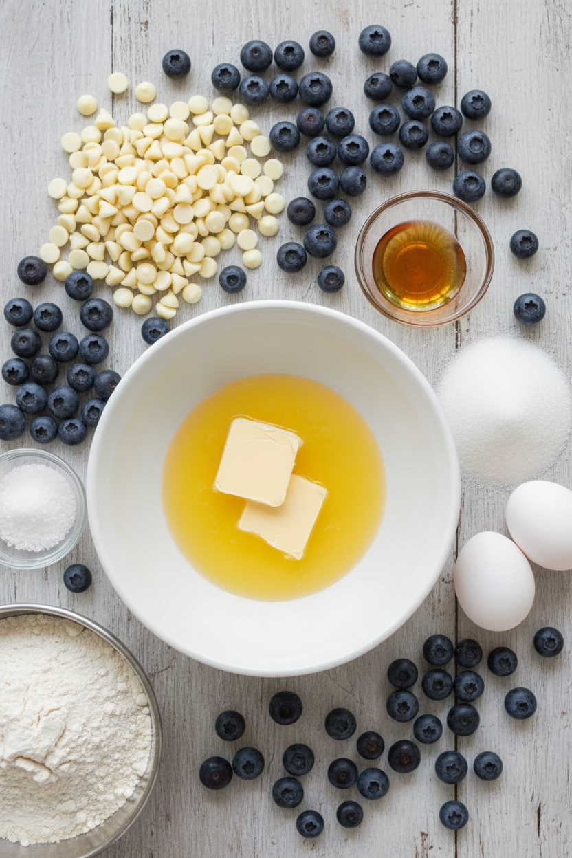 My Gooey Blueberry Blondie Recipe