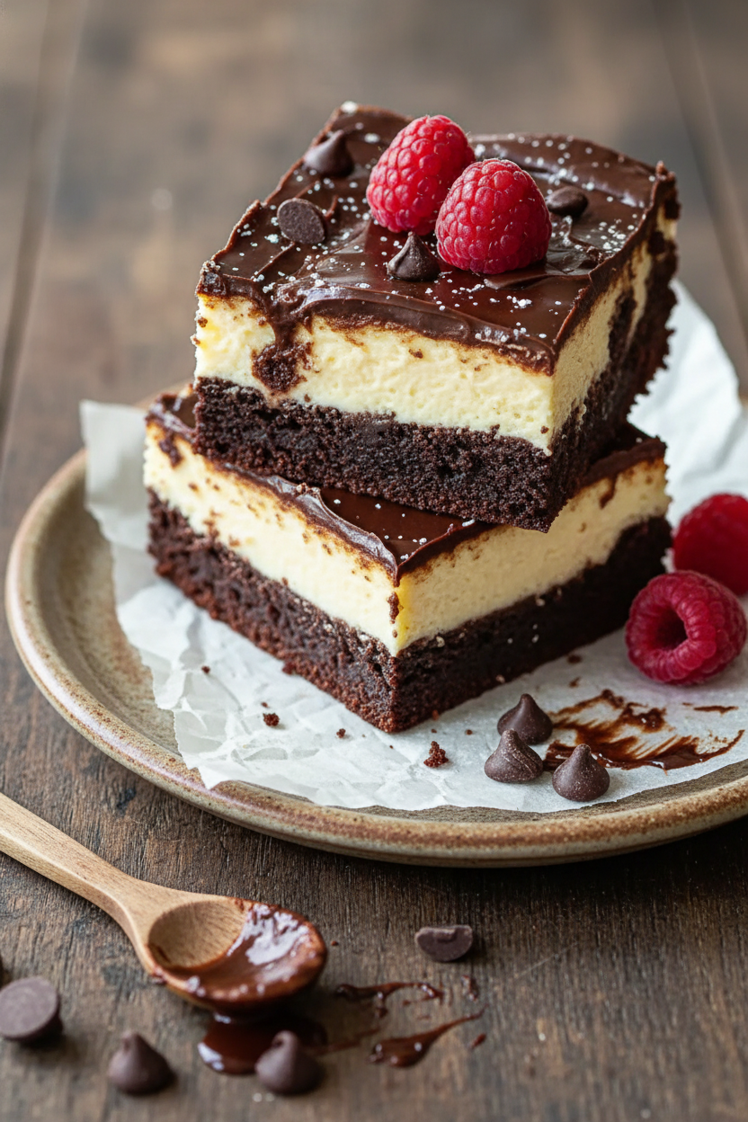 My Gooey Cheesecake Brownie Swirl Recipe