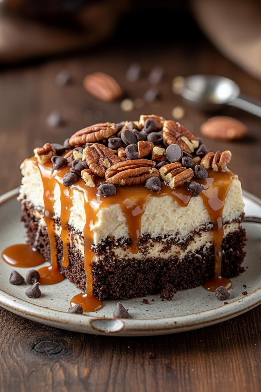 My Gooey German Chocolate Poke Cake Recipe