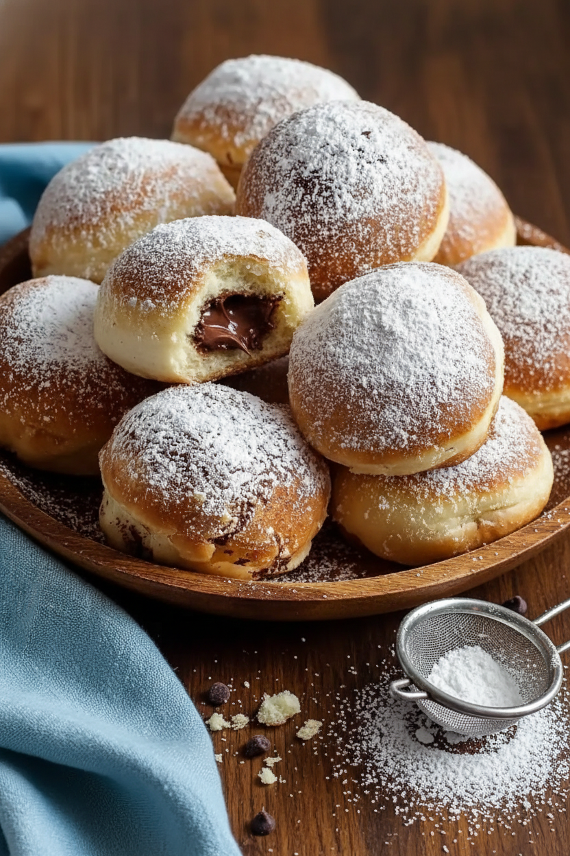 My Gooey Homemade Nutella Stuffed Buns