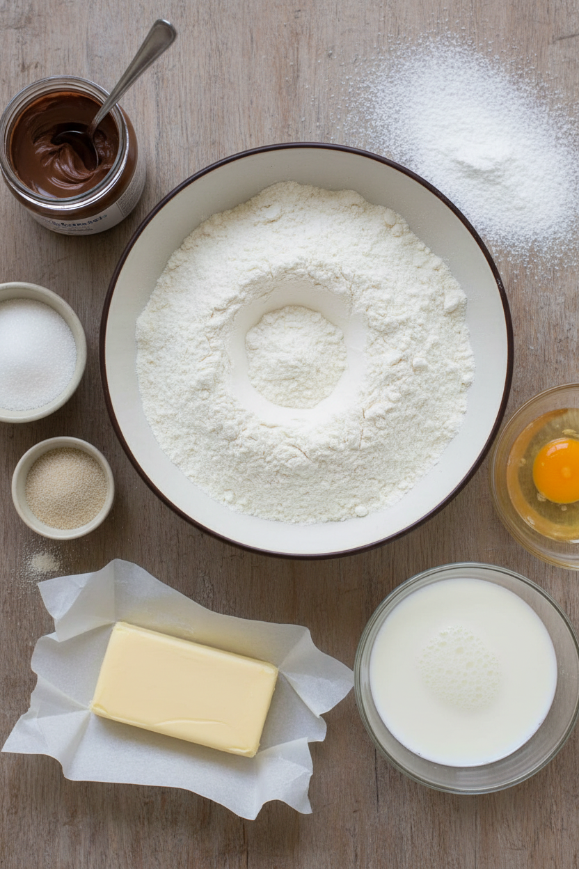 My Gooey Homemade Nutella Stuffed Buns