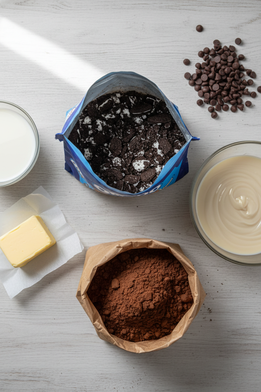My Gooey Oreo Chocolate Slab Cake
