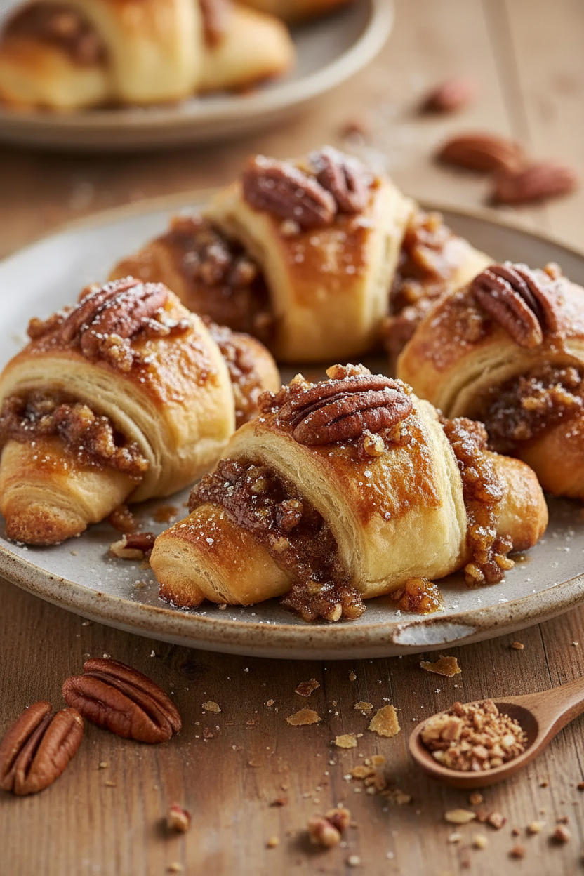 My Gooey Pecan Crescent Roll Delight
