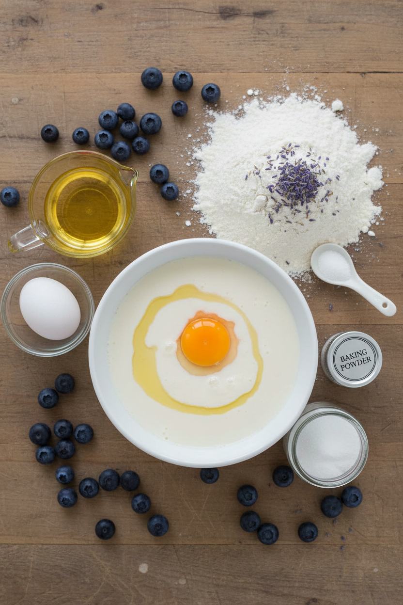 My Lavender Blueberry Muffin Recipe