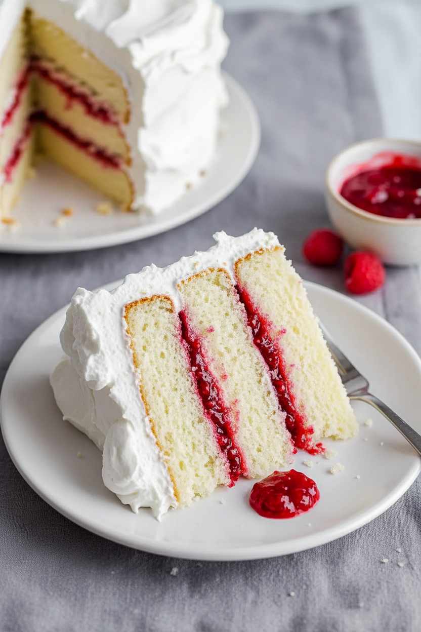 My Ultimate Angel Food Cake with Mascarpone and Meringue