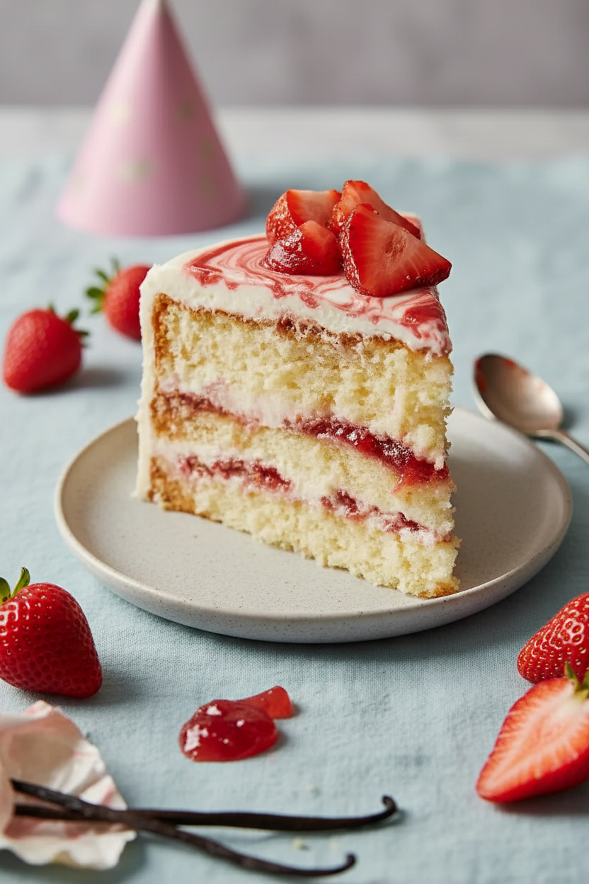 My Ultimate Strawberry Cream Cheese Layer Cake