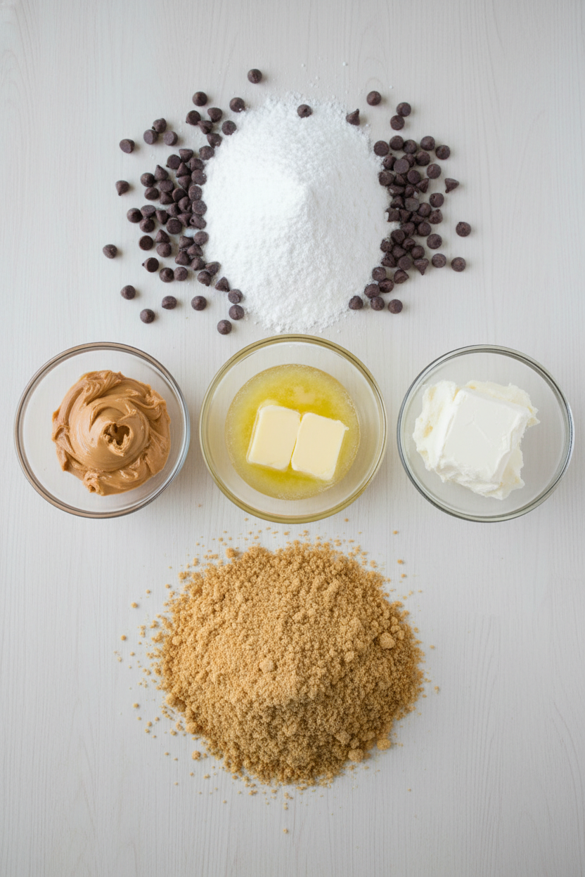 No-Bake Peanut Butter Chocolate Ganache Bars