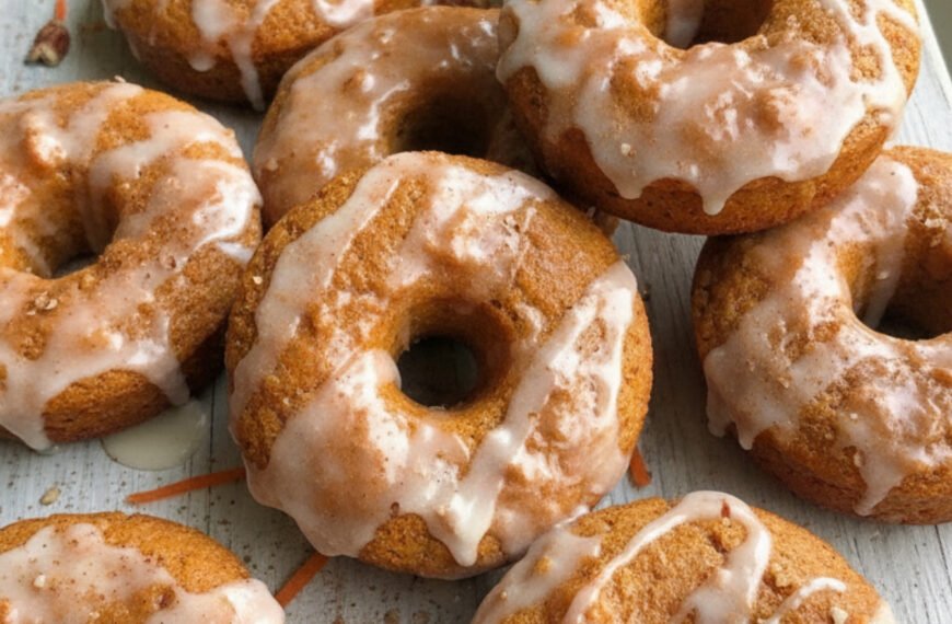 Carrot Cake Donuts Baked in the Oven