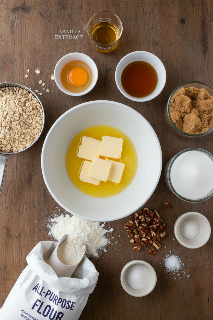 Pecan Pie Oatmeal Cookie Recipe