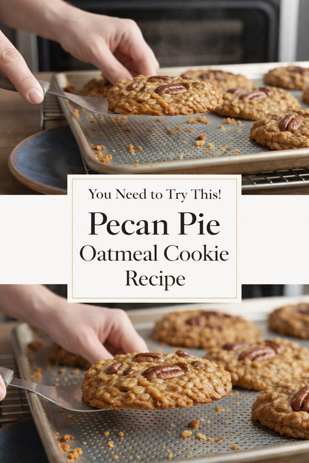 Pecan Pie Oatmeal Cookie Recipe