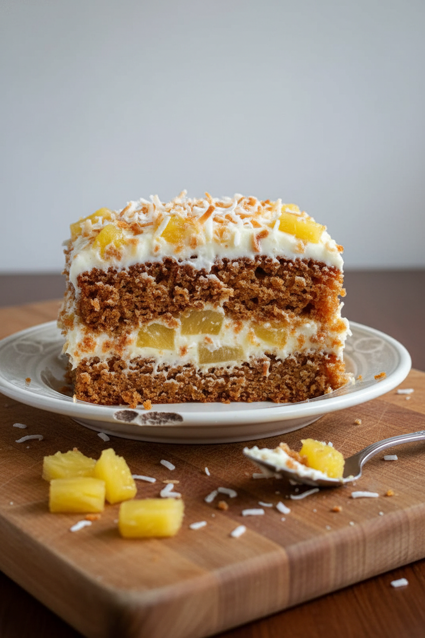 Perfectly Moist Pineapple Carrot Cake Recipe