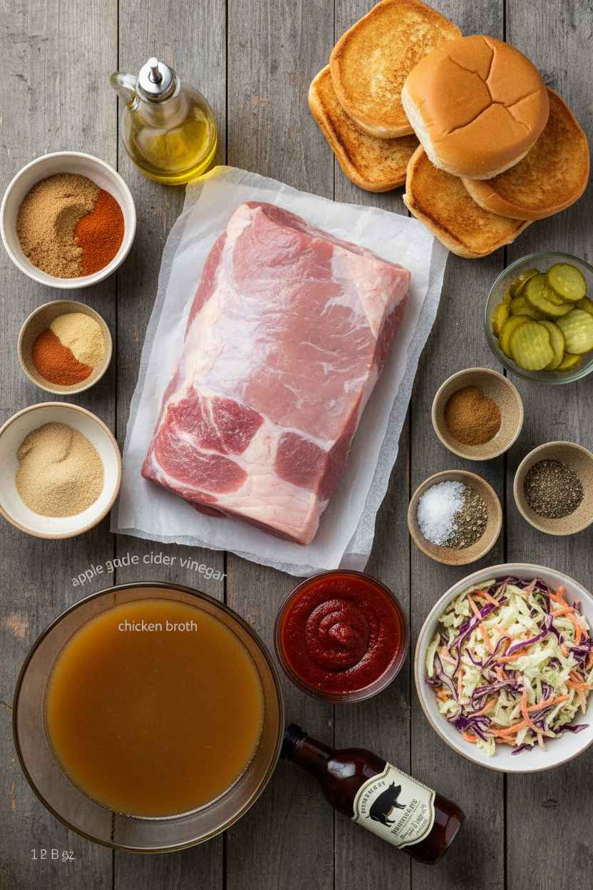 Pressure Cooker Pulled Pork Sandwiches