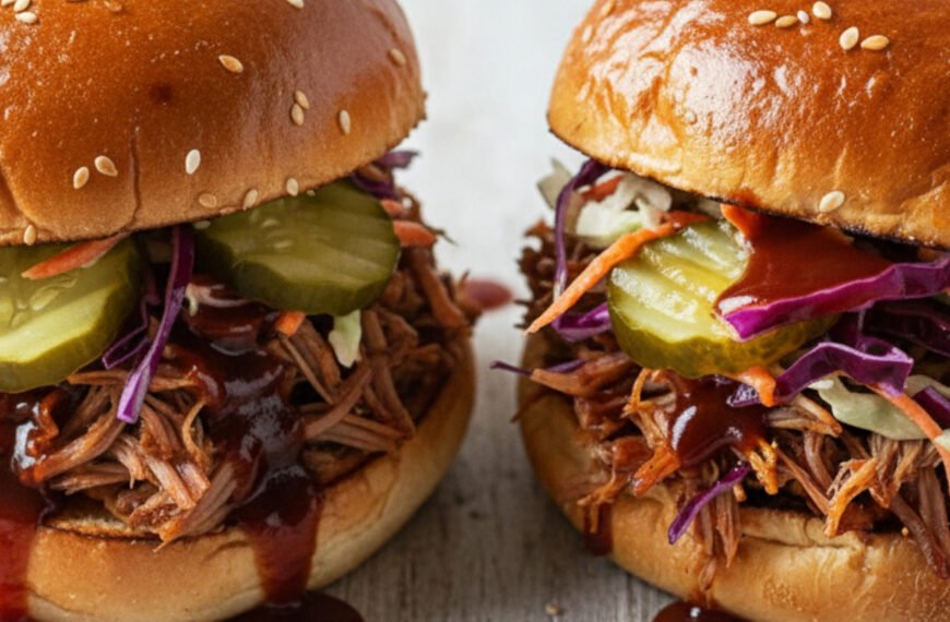 Pressure Cooker Pulled Pork Sandwiches