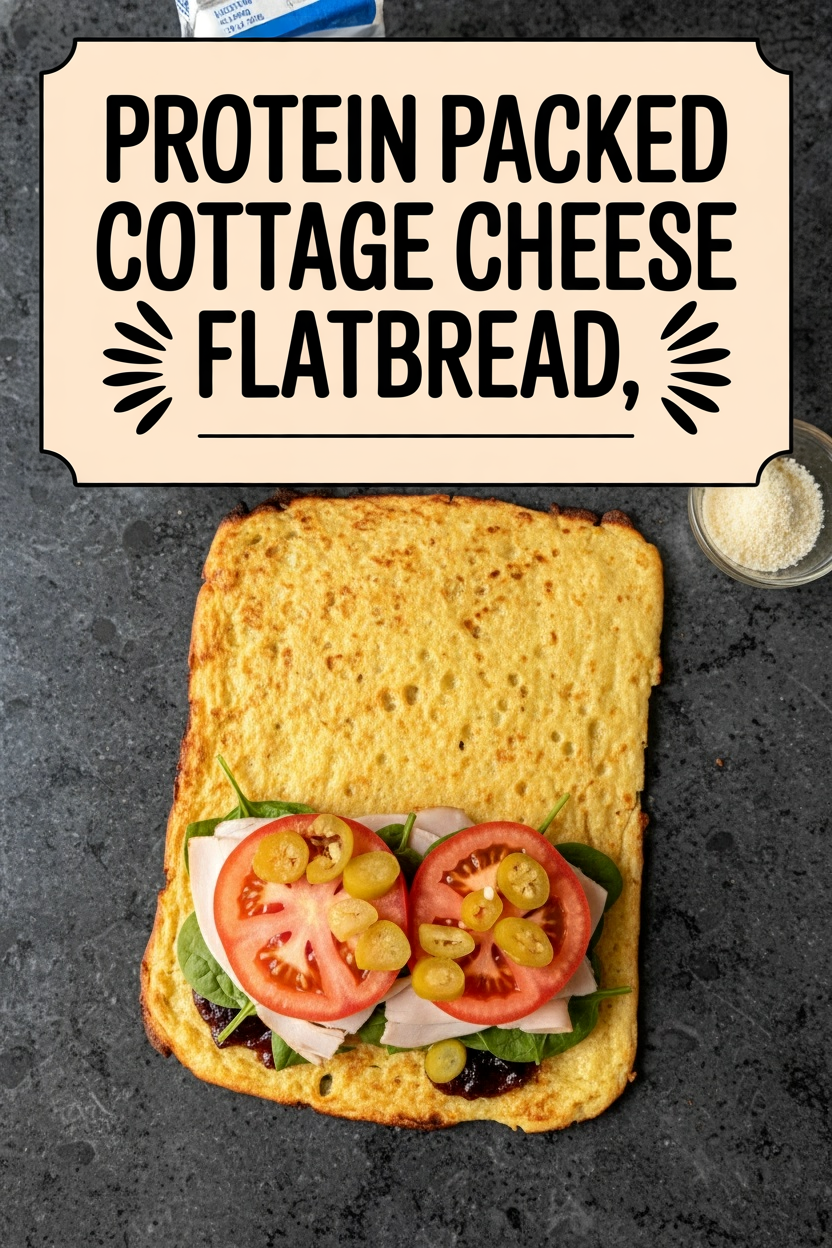 Protein Packed Cottage Cheese Flatbread
