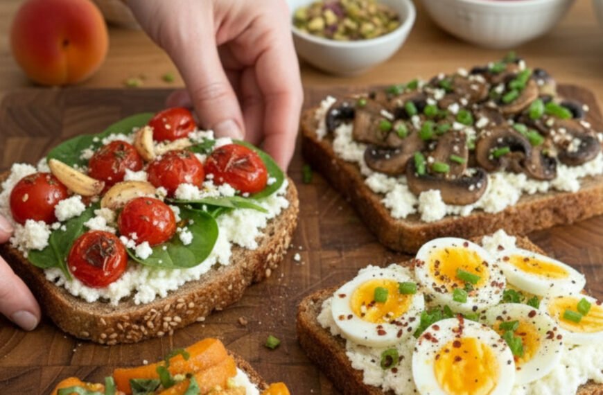 Healthy High-Protein Cottage Cheese Toast Ideas
