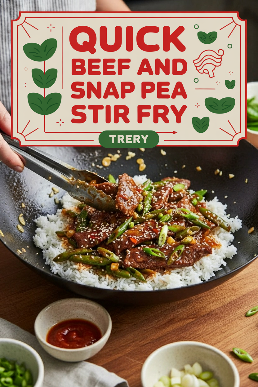 Quick Beef and Snap Pea Stir Fry