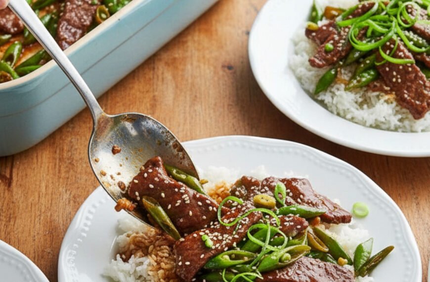 Quick Beef and Snap Pea Stir Fry