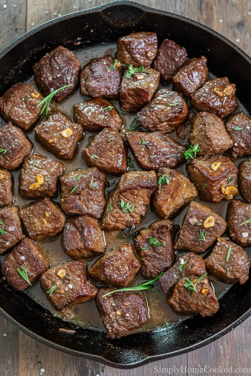 Quick Garlic Butter Steak Bites