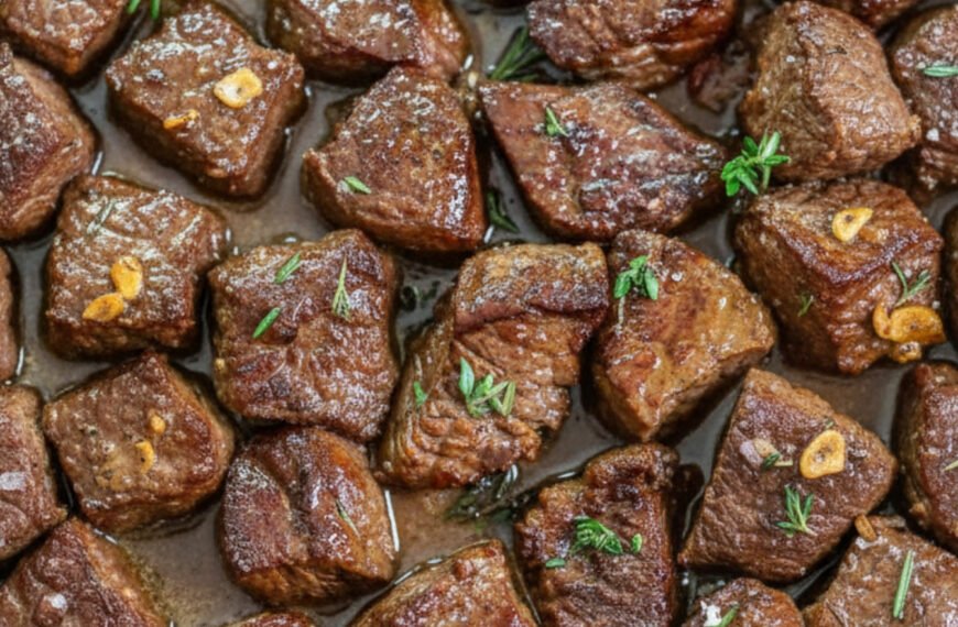 Quick Garlic Butter Steak Bites