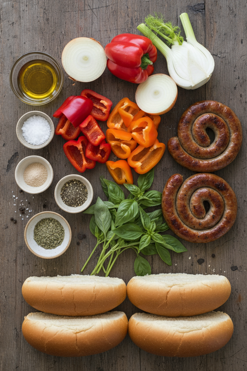 Quick Sausage and Peppers Sheet Pan Dinner