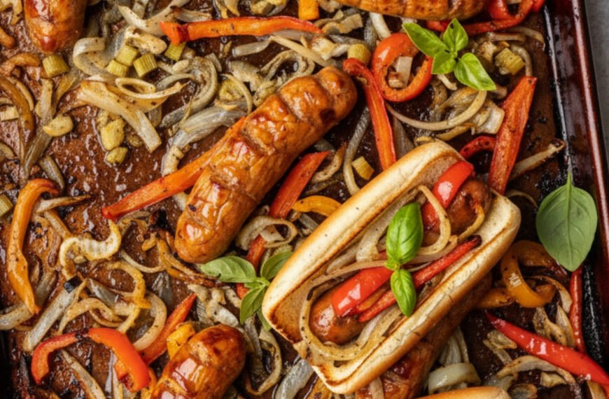 Quick Sausage and Peppers Sheet Pan Dinner