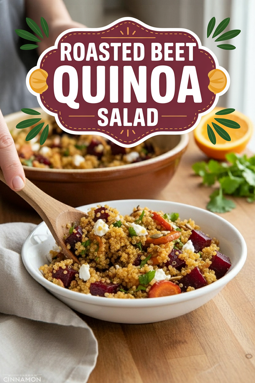 Roasted Beet Quinoa Salad