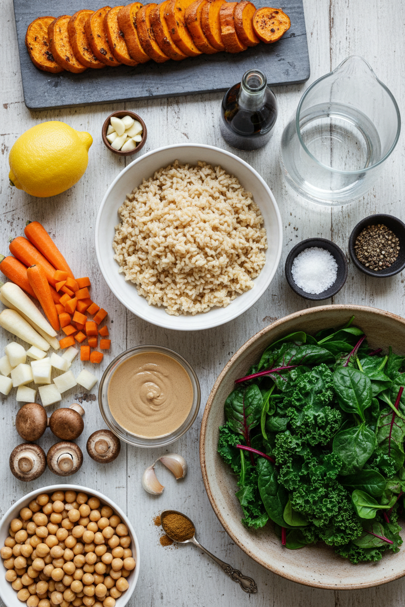 Roasted Root Vegetable Fiber Bowl