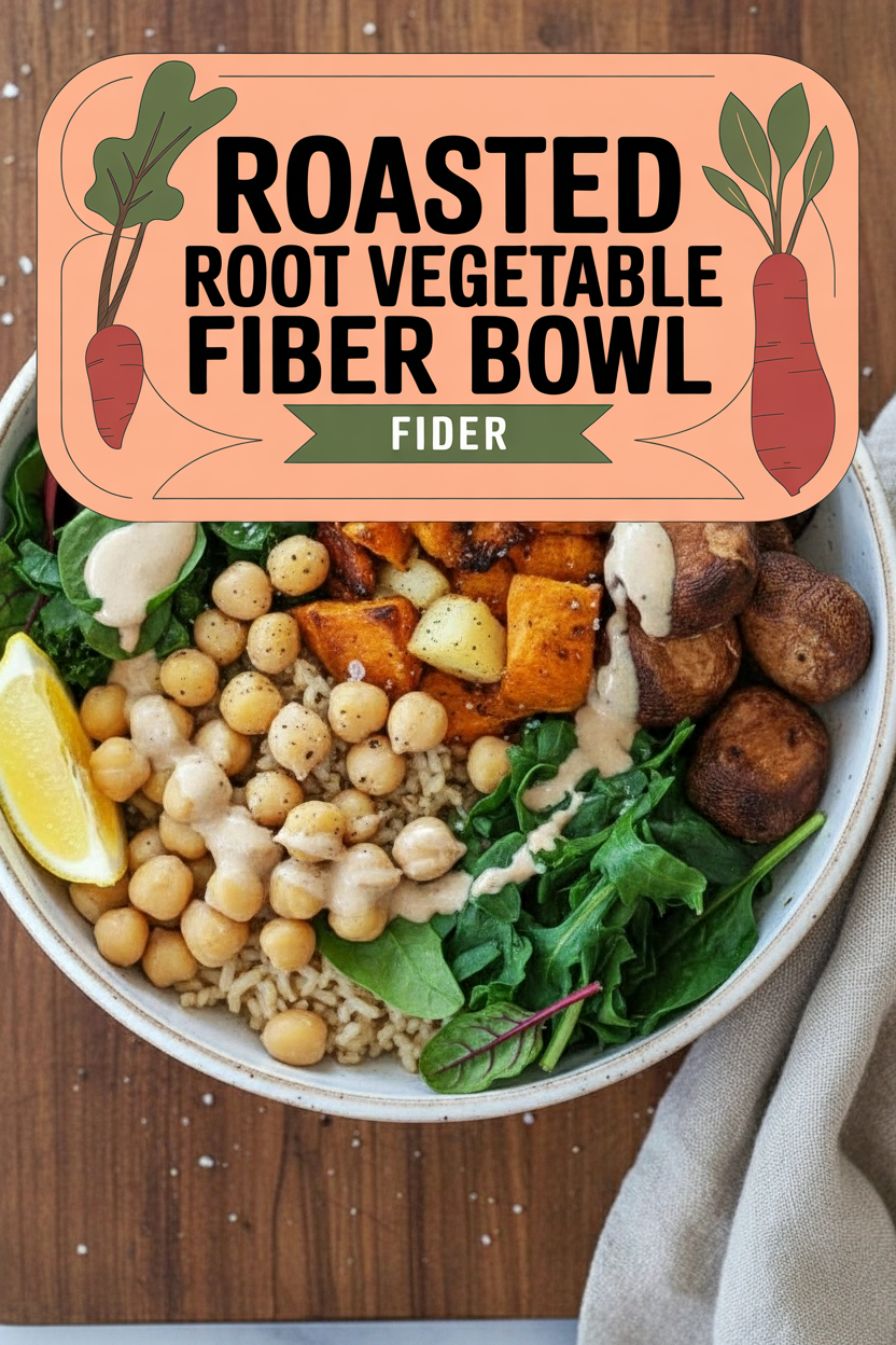 Roasted Root Vegetable Fiber Bowl