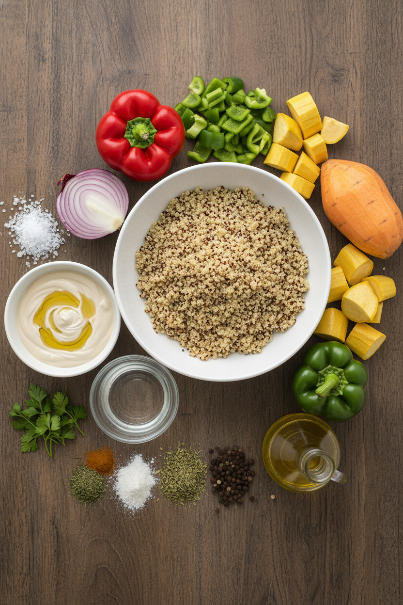 Roasted Vegetable Quinoa Power Bowl
