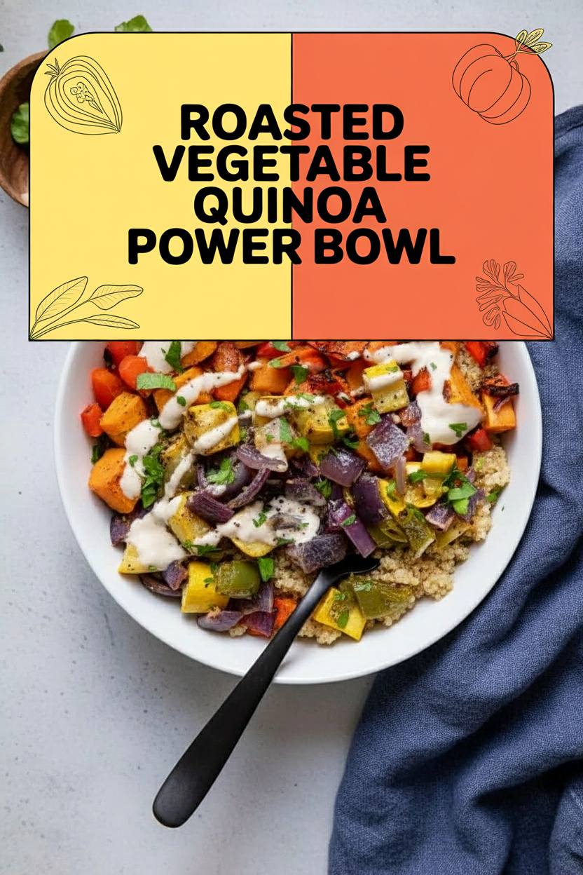 Roasted Vegetable Quinoa Power Bowl