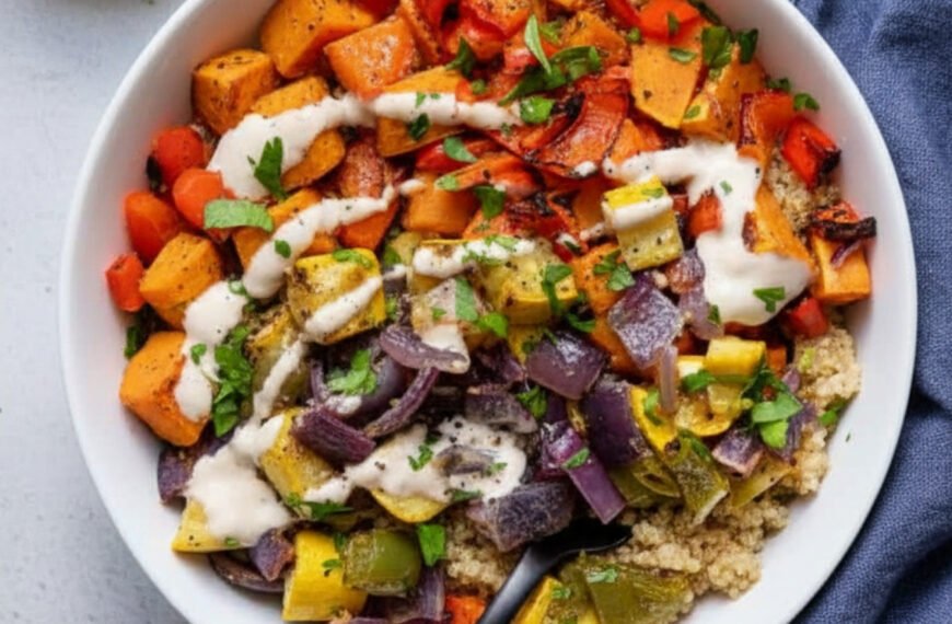 Roasted Vegetable Quinoa Power Bowl