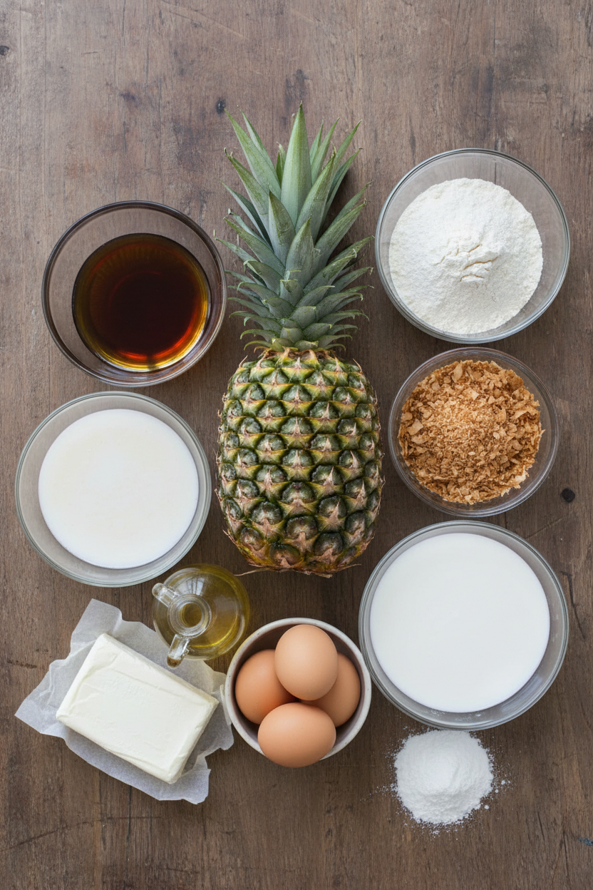 Rum Glazed Fried Pineapple Slices