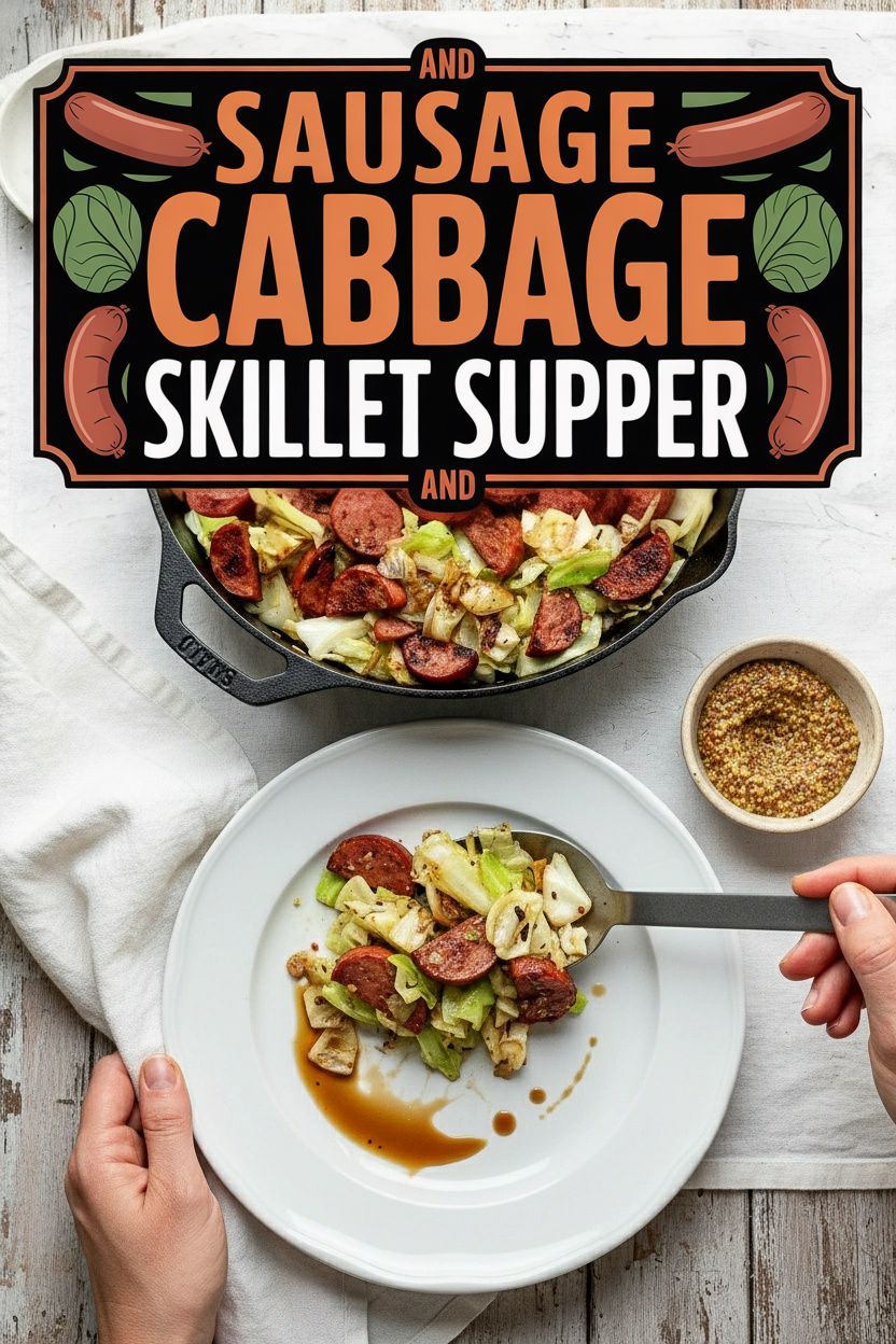 Sausage and Cabbage Skillet Supper
