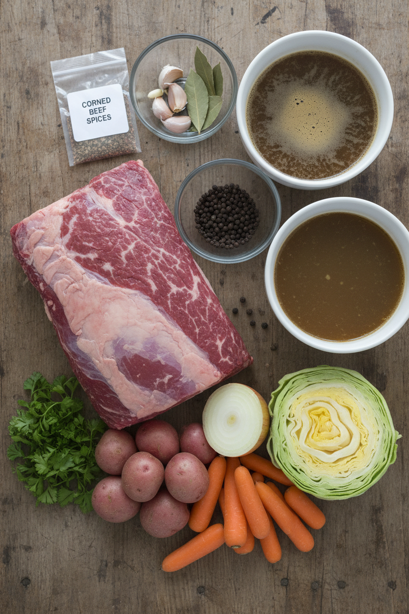 Savory Corned Beef and Cabbage Supper