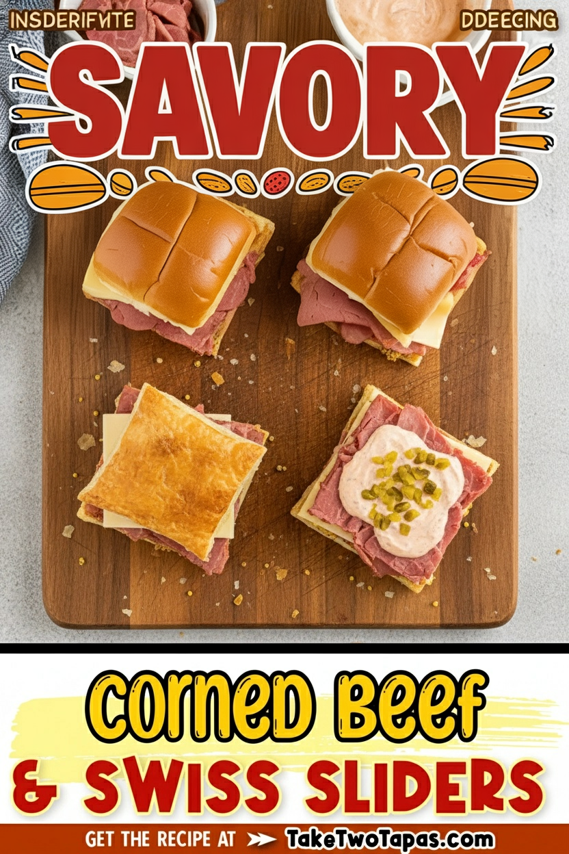 Savory Corned Beef and Swiss Sliders