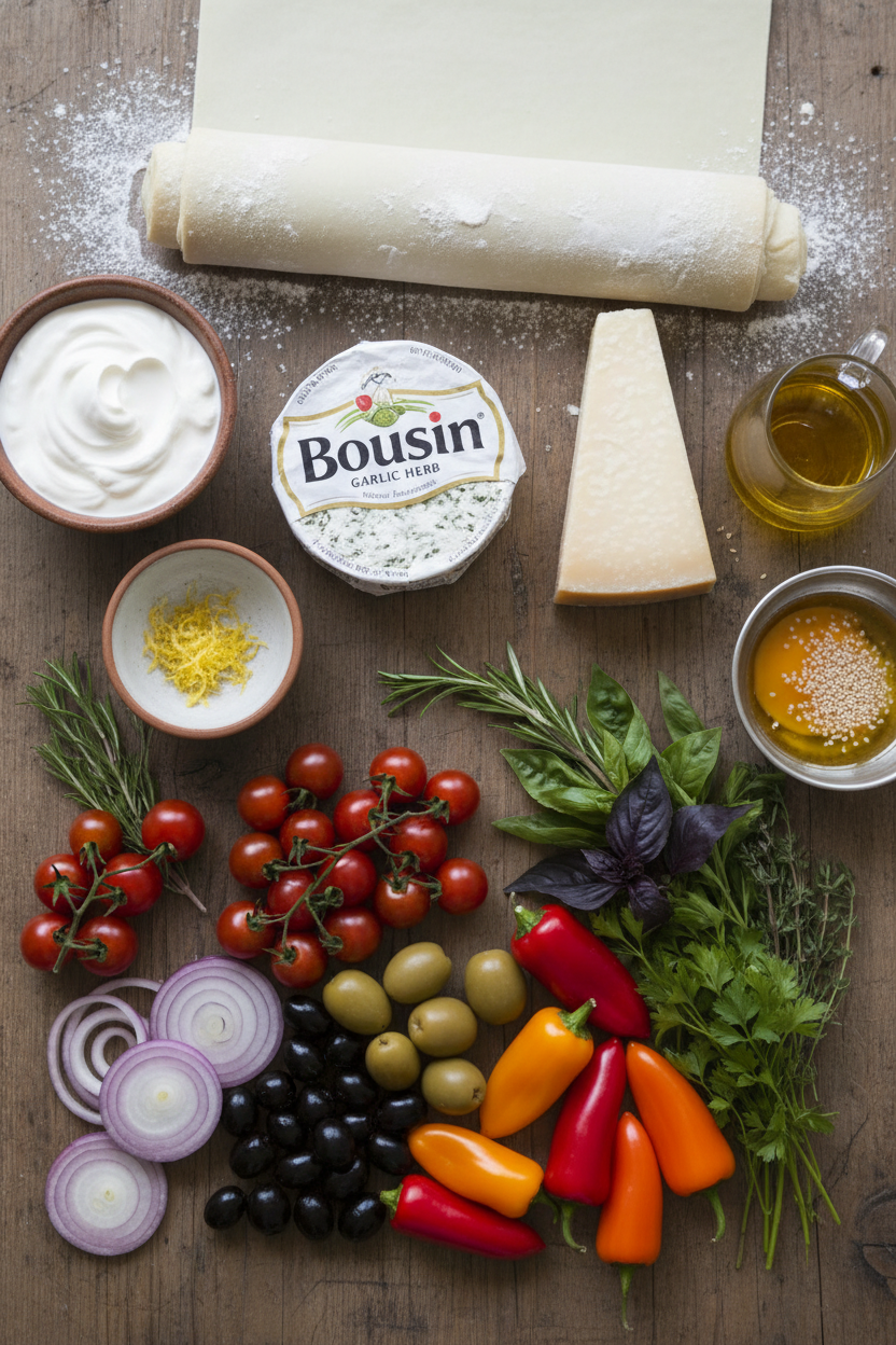 Savory Garden Vegetable Tart