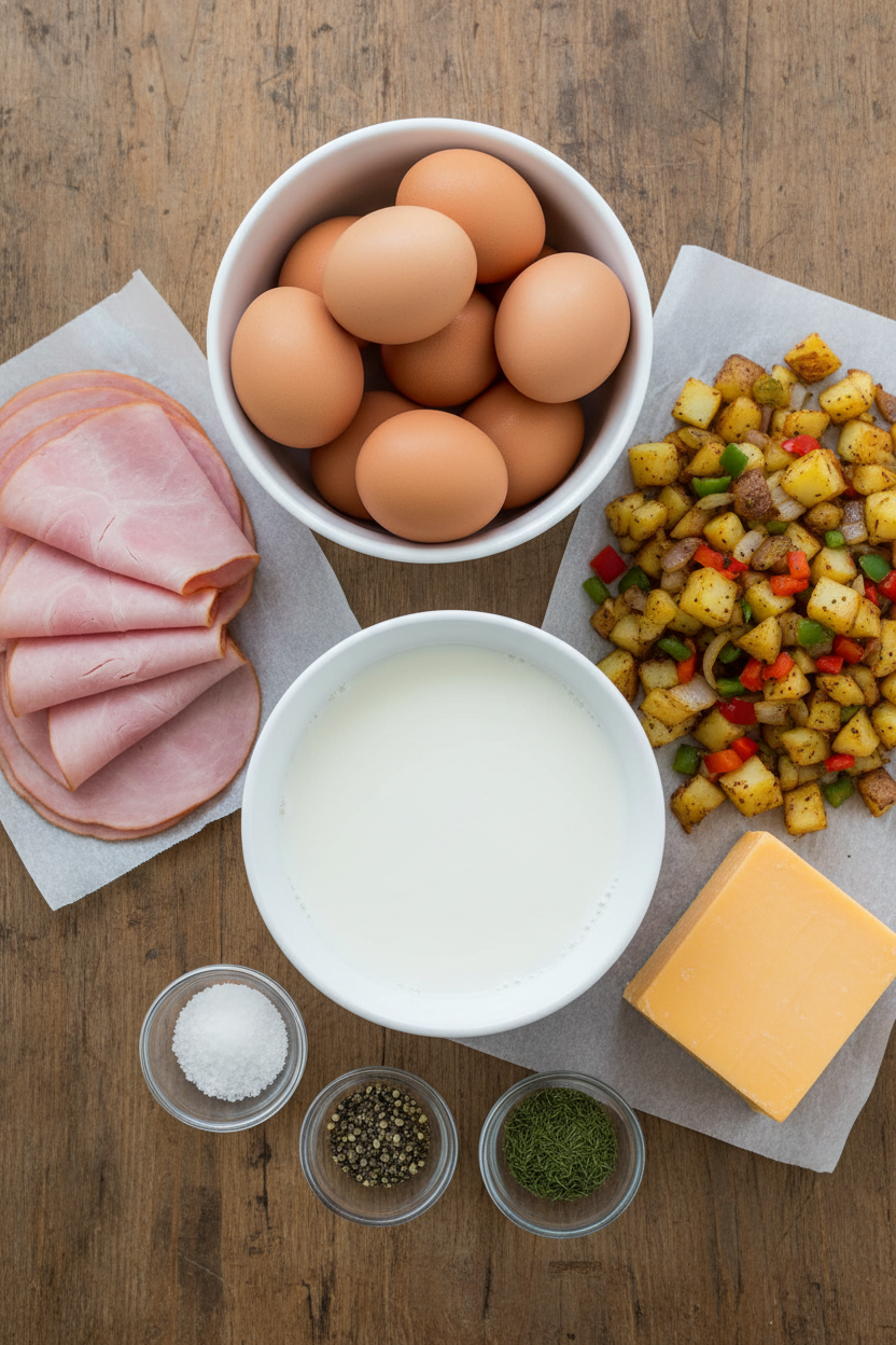 Savory Ham and Potato Breakfast Muffins
