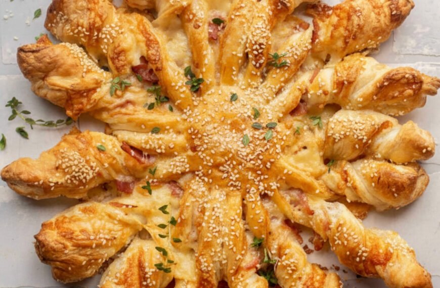 Savory Ham and Swiss Pastry Bake