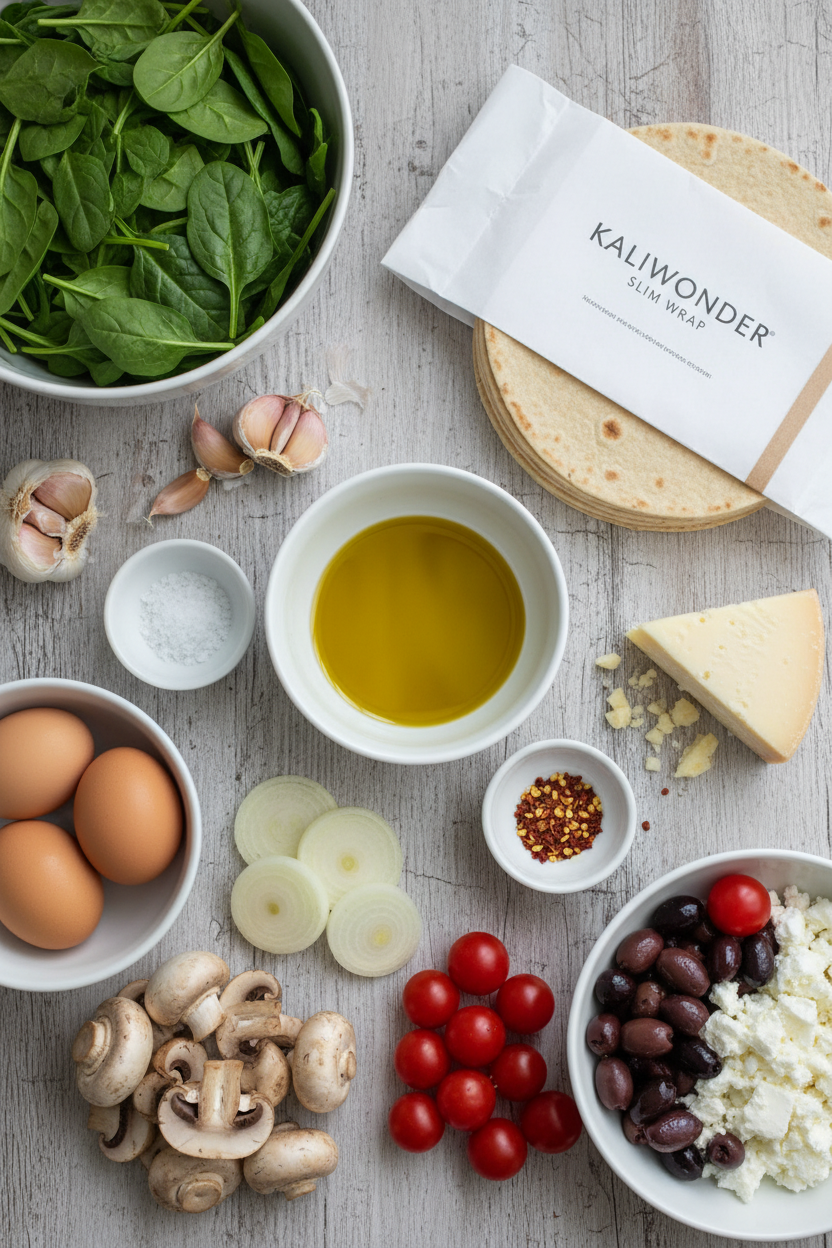 Savory Spinach Mushroom Morning Quesadillas