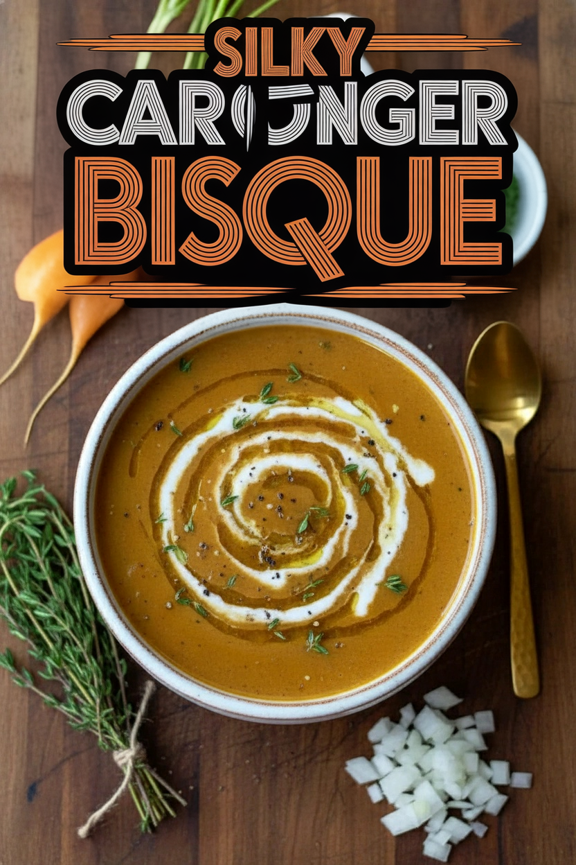 Silky Carrot Ginger Bisque